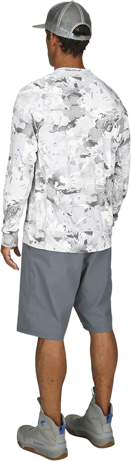 Amazon.co.jp: Simms Solarflex UPF 50+ クルーネック、長袖